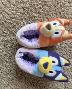 Bluey Toddler Slippers Size 7/8 