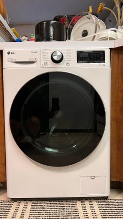 LG Electric washer and dryer all in one.
