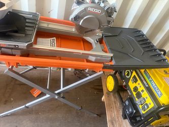 12 Amp 8 in. Blade Corded Wet Tile Saw with Extended Rip