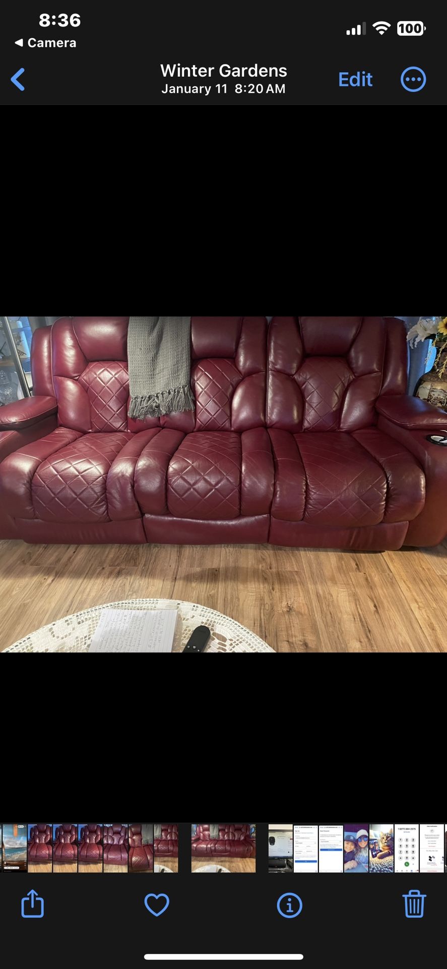 Deluxe Leather Sofa’s And Chairs,