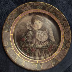 Plate #19021G "Hope" First Issue of the Gardens of Innocence" by Donna Richardson