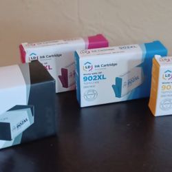 4 Pack 902XL 902 Ink Cartridge for HP Officejet Pro 6(contact info removed) 6(contact info removed) 6975 XL