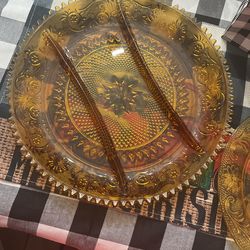 Vintage  Amber Dividers 