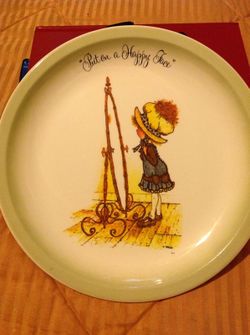 1972 Holly hobbie collectors plate