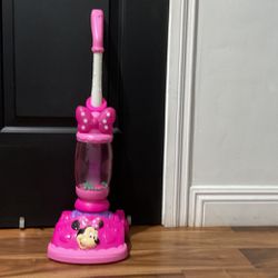 Kids Vacuum Toy Minnie Mouse With Batteries 