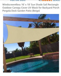 14 x 16 sun shade