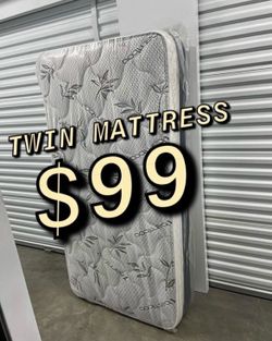 Twin size pillow top mattress