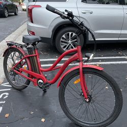 Electric Coastal Cruiser Bike