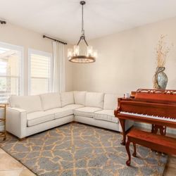 Sand Colored Magnolia By Joanna Gaines Sectional 