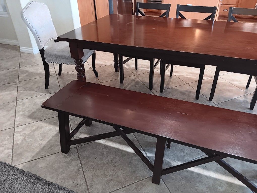 Dining Room Table Chairs Bench