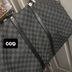 Louis Vuitton Damier Graphite Keepall Bandouliere 55 