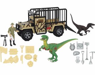 🦖 Animal Planet Dino Expedition Safari Truck Toy Set