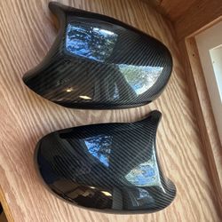 E90 3 Series Carbon Fiber Mirror Caps 