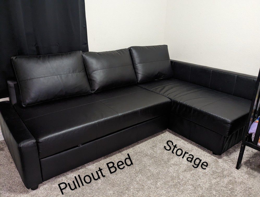Couch (Pull-out Bed w/ Storage) $250