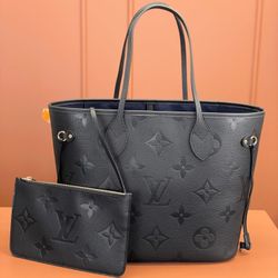 Black Empreinte Monogram Neverfull MM Bag      31 x 28 x 14 cm