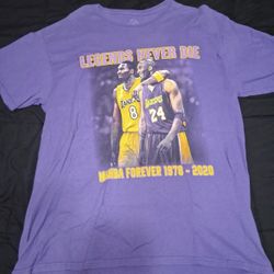 Kobe & Gianna Bryant Memorial T-Shirt Legends Never Die Legend of Black Mamba