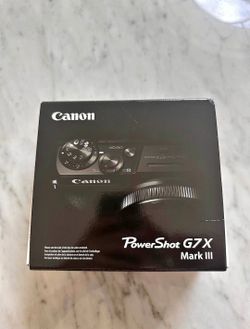 Canon G7X Mark iii Camera