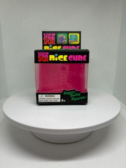 Nee Doh Nice Cube Stress Toy - Pink