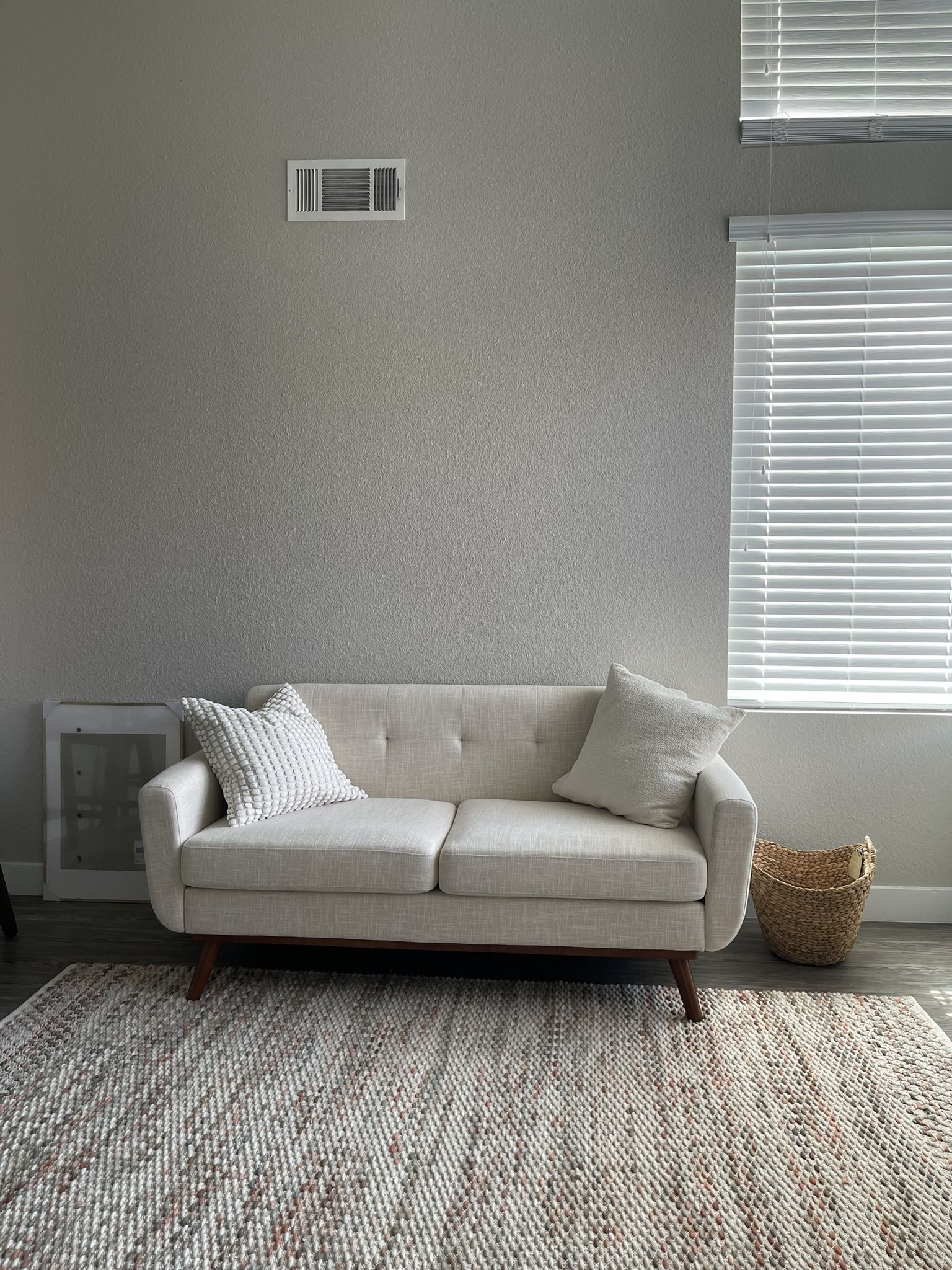 Beige Loveseat/Small Couch For Pick Up!