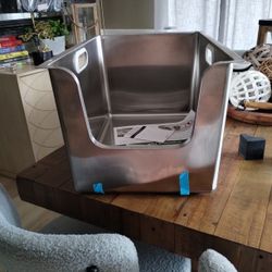 Stainless Steel Cat Litter Box 
