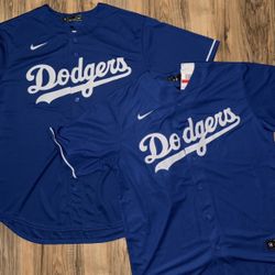 New men’s size XL Nike LA dodgers blue Jersey 