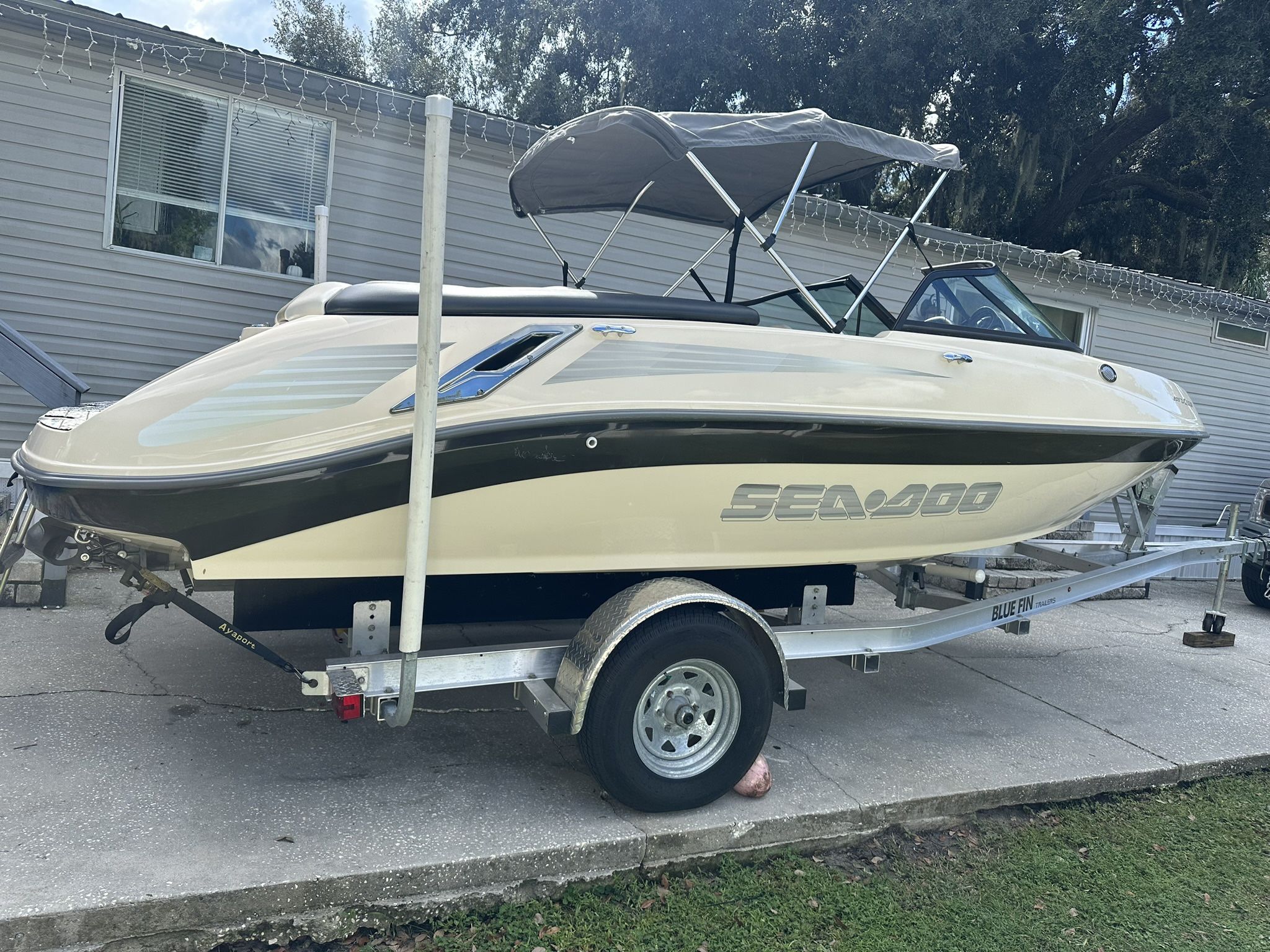 2007 Seadoo Utopia Twin Motor 310HP & 2023 Trailer