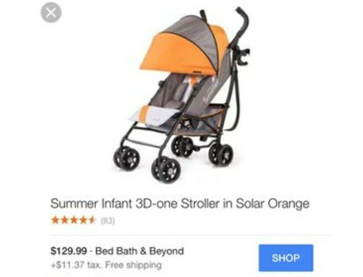 Summer Infant 3D-one stroller