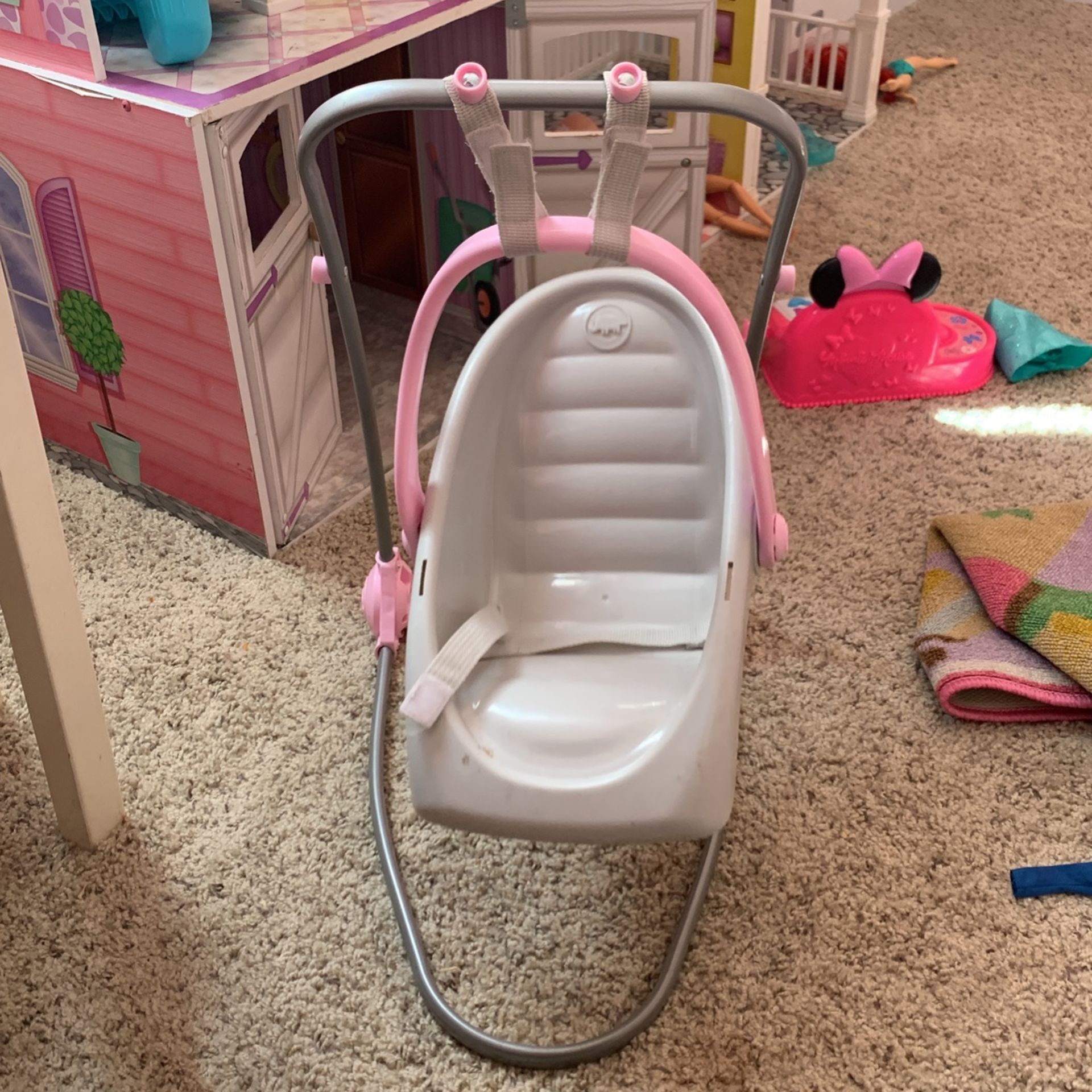 Car Seat And Rocker For Dolls