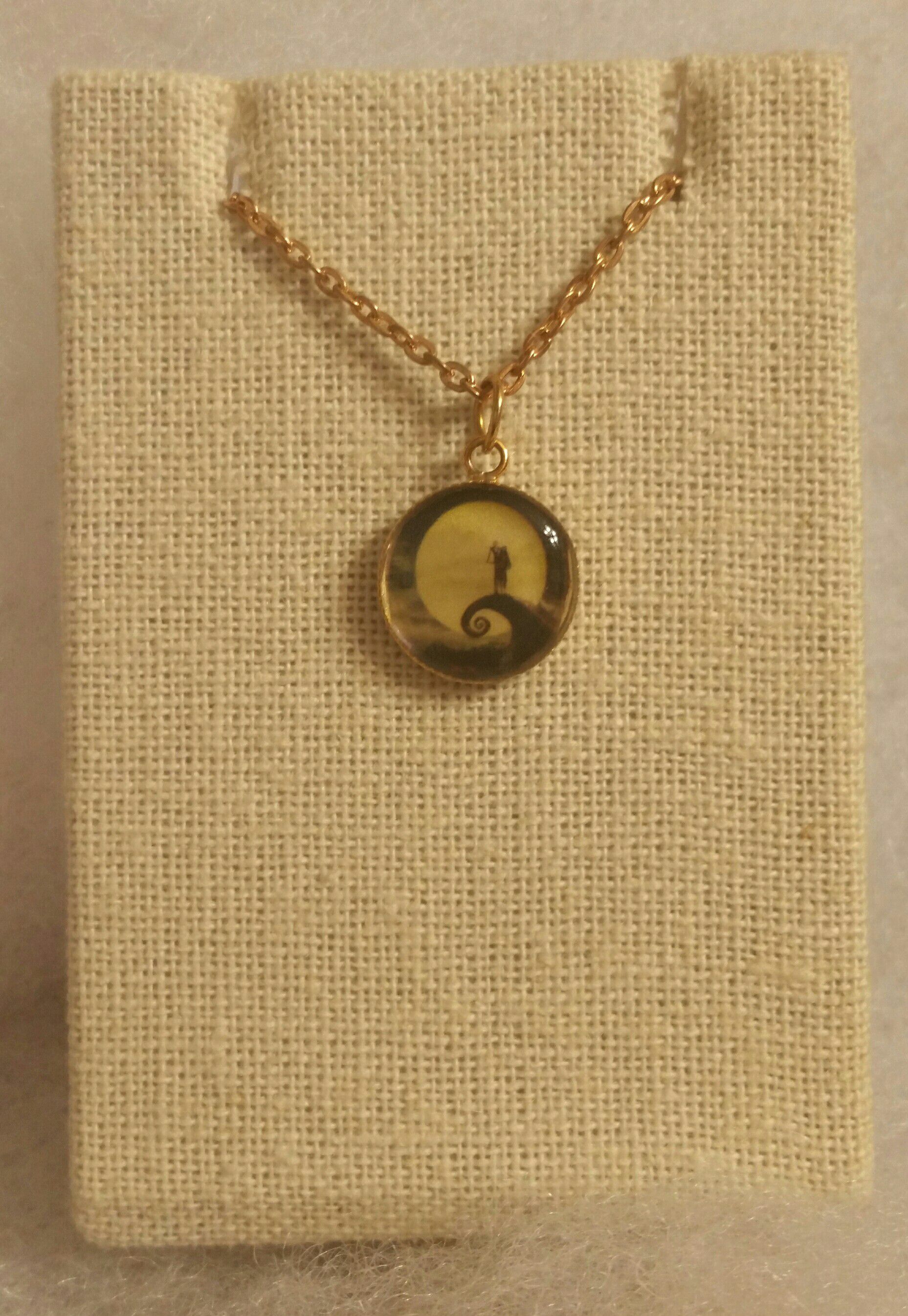 Handcrafted pendant necklace.