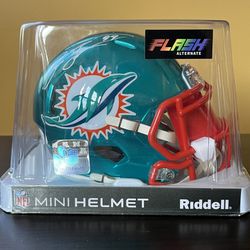 Jason Taylor Autograph Mini Helmet JSA Certified Riddell Flash Alternate Signature Signed Miami Dolphins