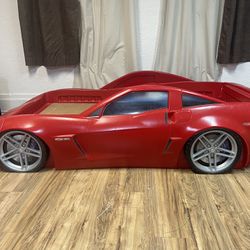 Red Corvette Z06 Car Bed Full Size - No Mattress