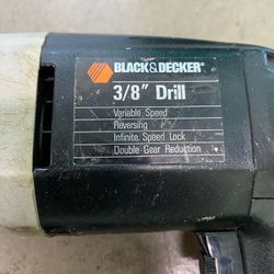 Black & Decker Drills w/ Bits