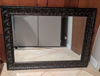 Large hanging mirror