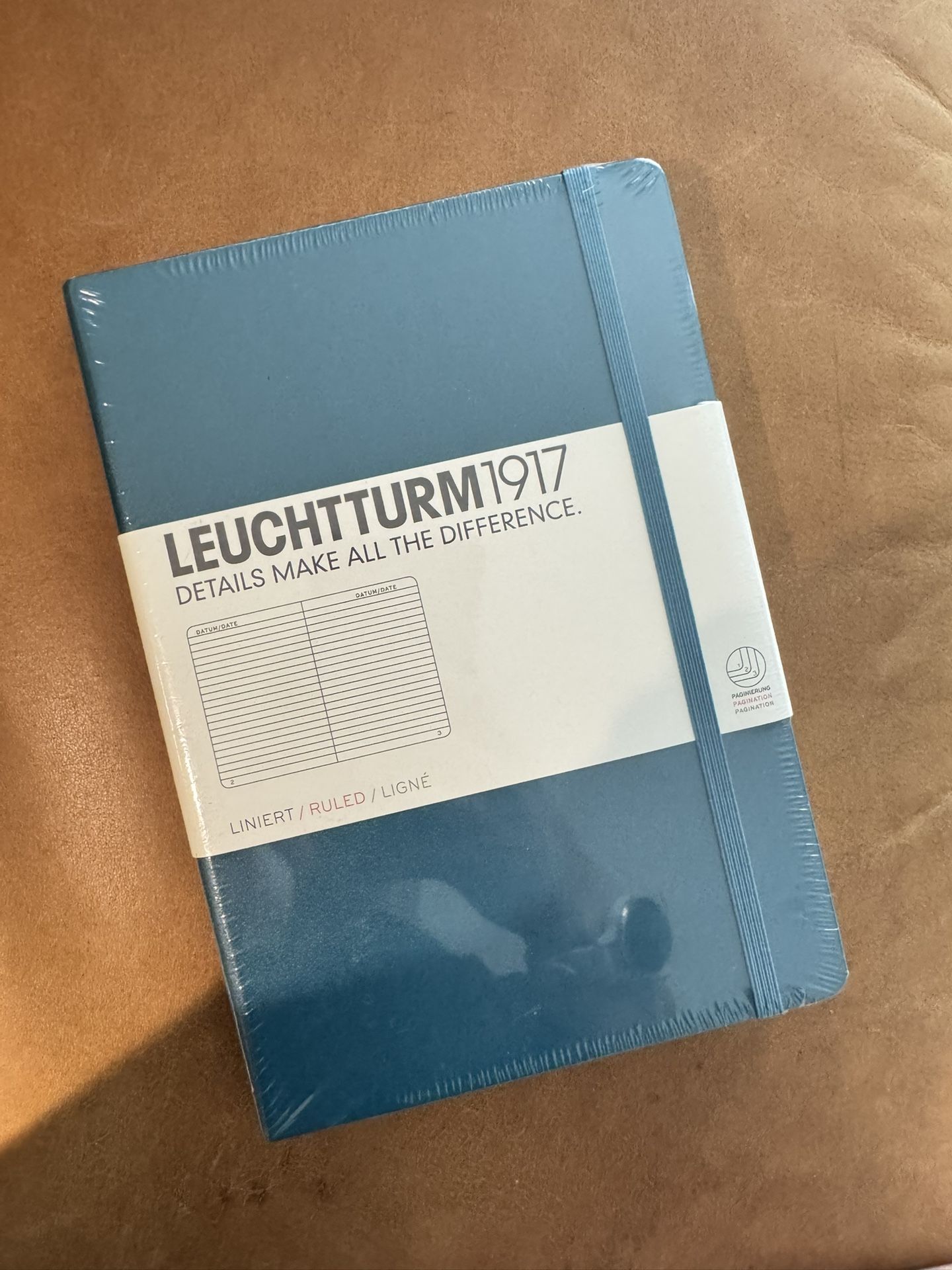 LEUCHTTURM1917 - Notebook Hardcover Medium A5-251 Numbered Pages for Writing and Journaling