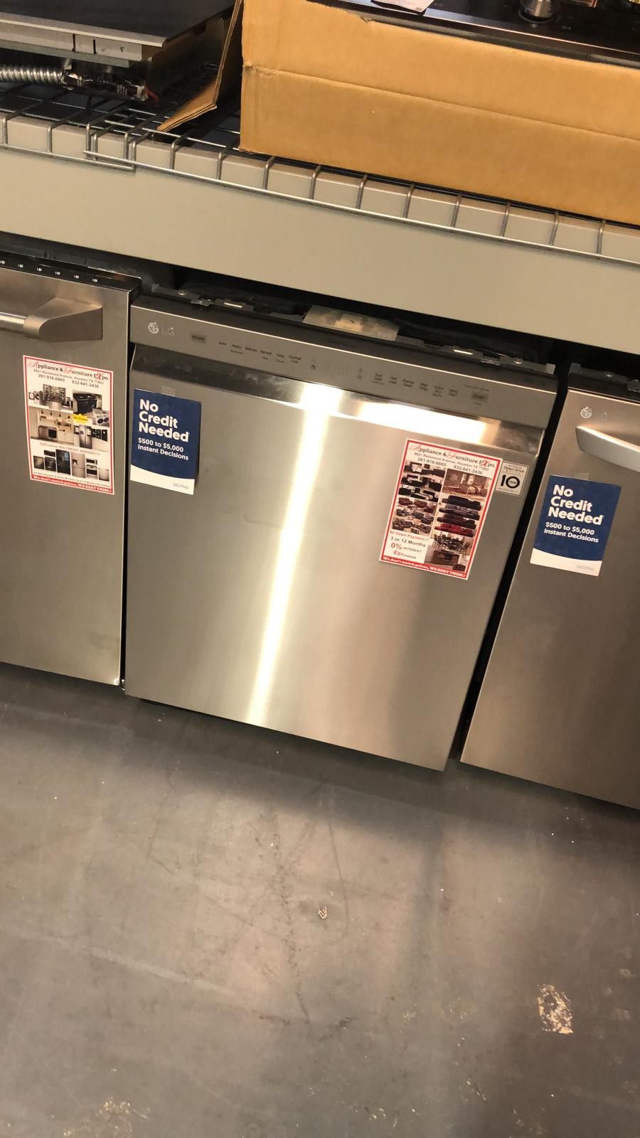New LG 24" Full Console Built-in Dishwasher with 15 Place Setting Capacity, 9 Wash Cycles, Stainless Steel🔥 EzFinancing 39$ Down