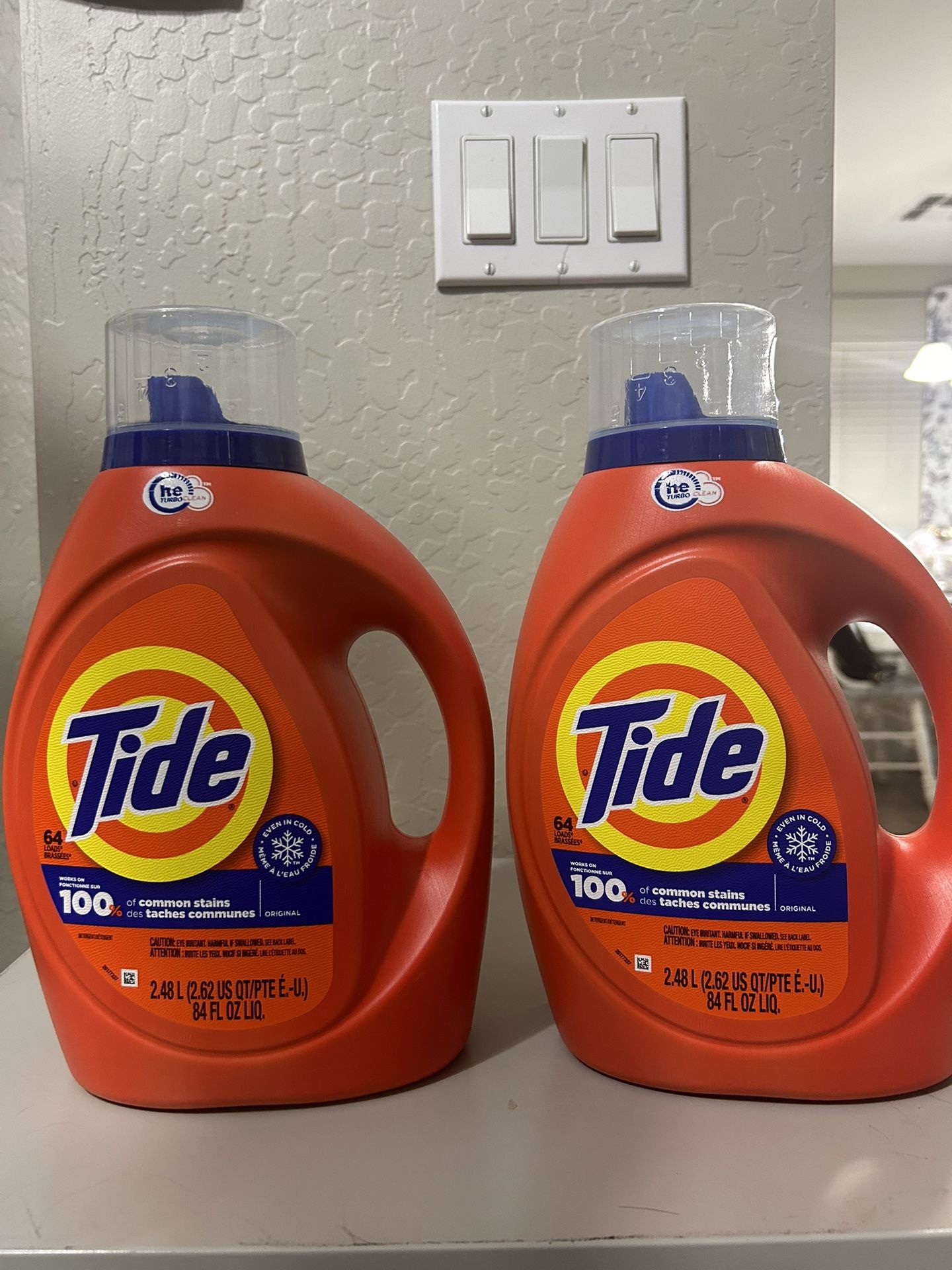TIDE DETERGENT ORIGINAL 84 FL OZ $11.00 EACH
