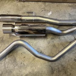 LA Zona Auto Parts 1996 to 2000 Honda Civic 2.25 Inch Exhaust System with 4 inch Muffler Escape Moffle Horse Power 