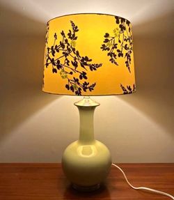 Light Green Avocado Modern Gourd 2 Way Table Lamp