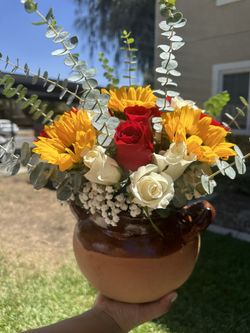 Flower Pot Arrangment