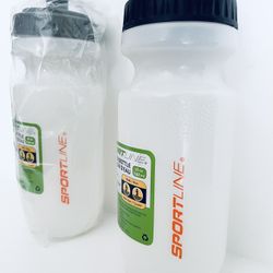 Sportline 18 oz BPA FREE Water Bottle 2 Pk, Dishwasher Safe NEW!! NWT