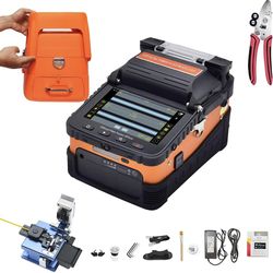 AI-6C+ Optical Fiber Fusion Splicer Kit w/ Cleaver & Tools – FTTH Splicing Machi