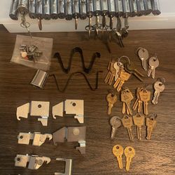 Lot Of 20 Cabinet Lock, Locksport And Keys, Kit Parts, Locksmith