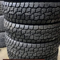 Used tires 235/80/17 like new $90 each with installation