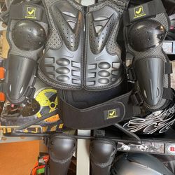 Kids Chest Protector Body Armor Motorcycle New