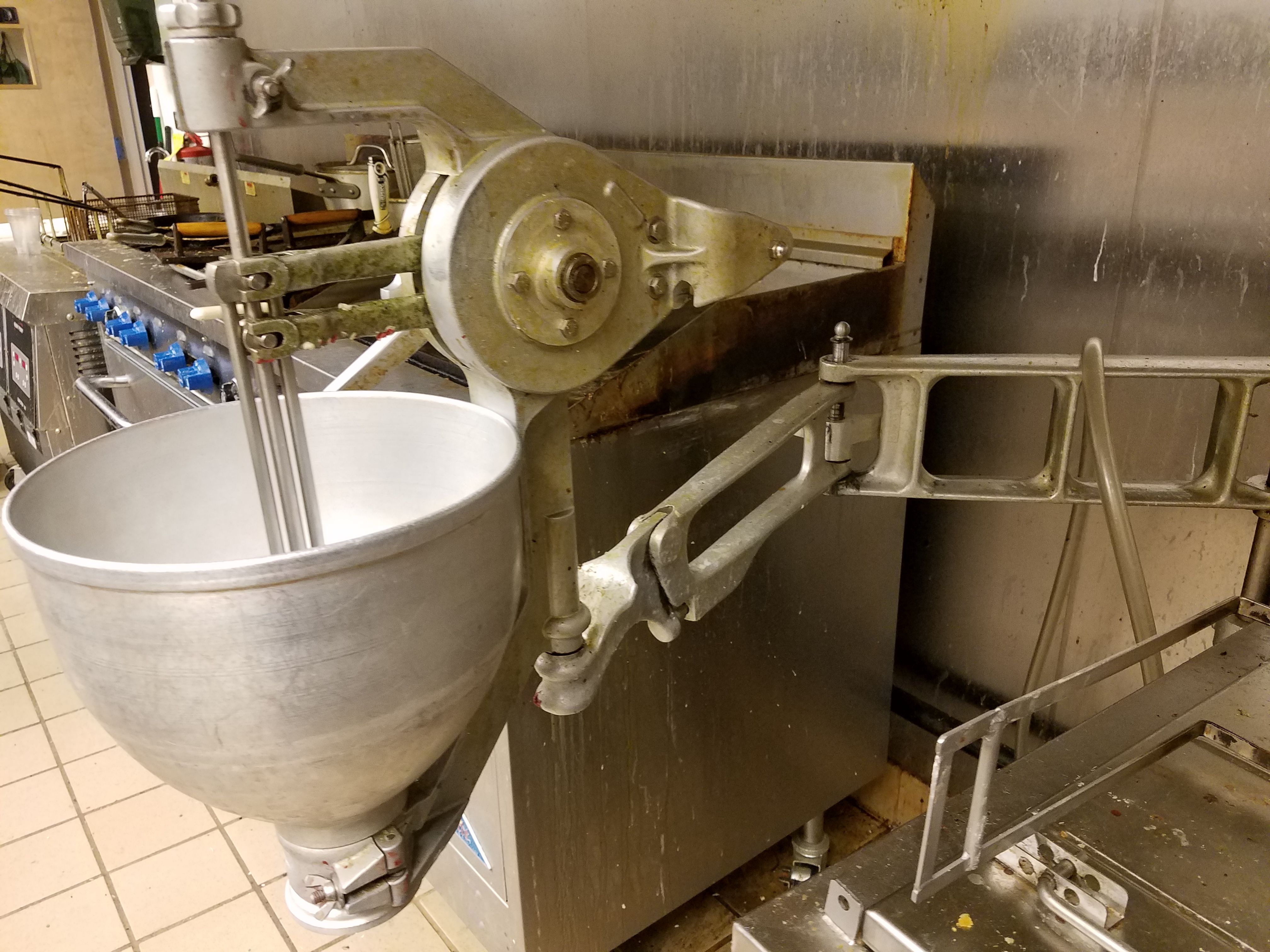 Belshaw Adamatic Type B cake donut depositor w/Hopper donut dropper