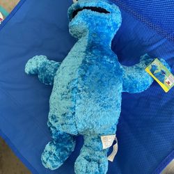 (N101) Plush Cookie Monster Sesame Street New With Tags 