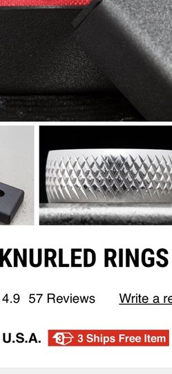Brand New Rogue Fitness Knurled Ring Size 10