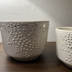 Ceramic Planters From Mexico 