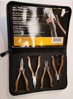 Sears Craftsman 4pc Precision Mini Plier Set w/Soft Case