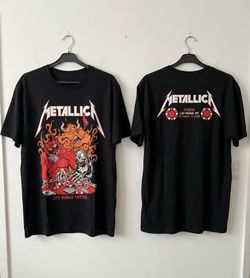 Metallica At Sphere Las Vegas 2026 Life Burns Faster Tour T-Shirt